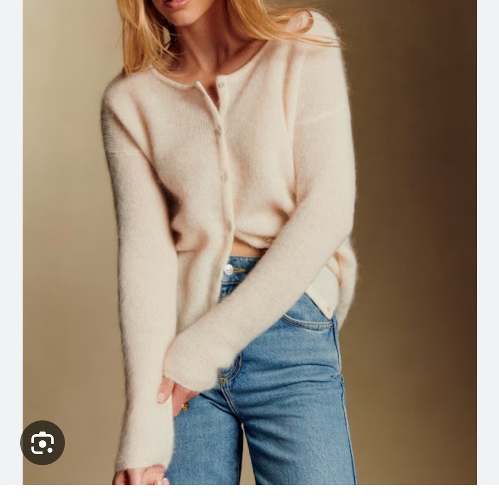 Sezane Gaspard cardigan Ecru